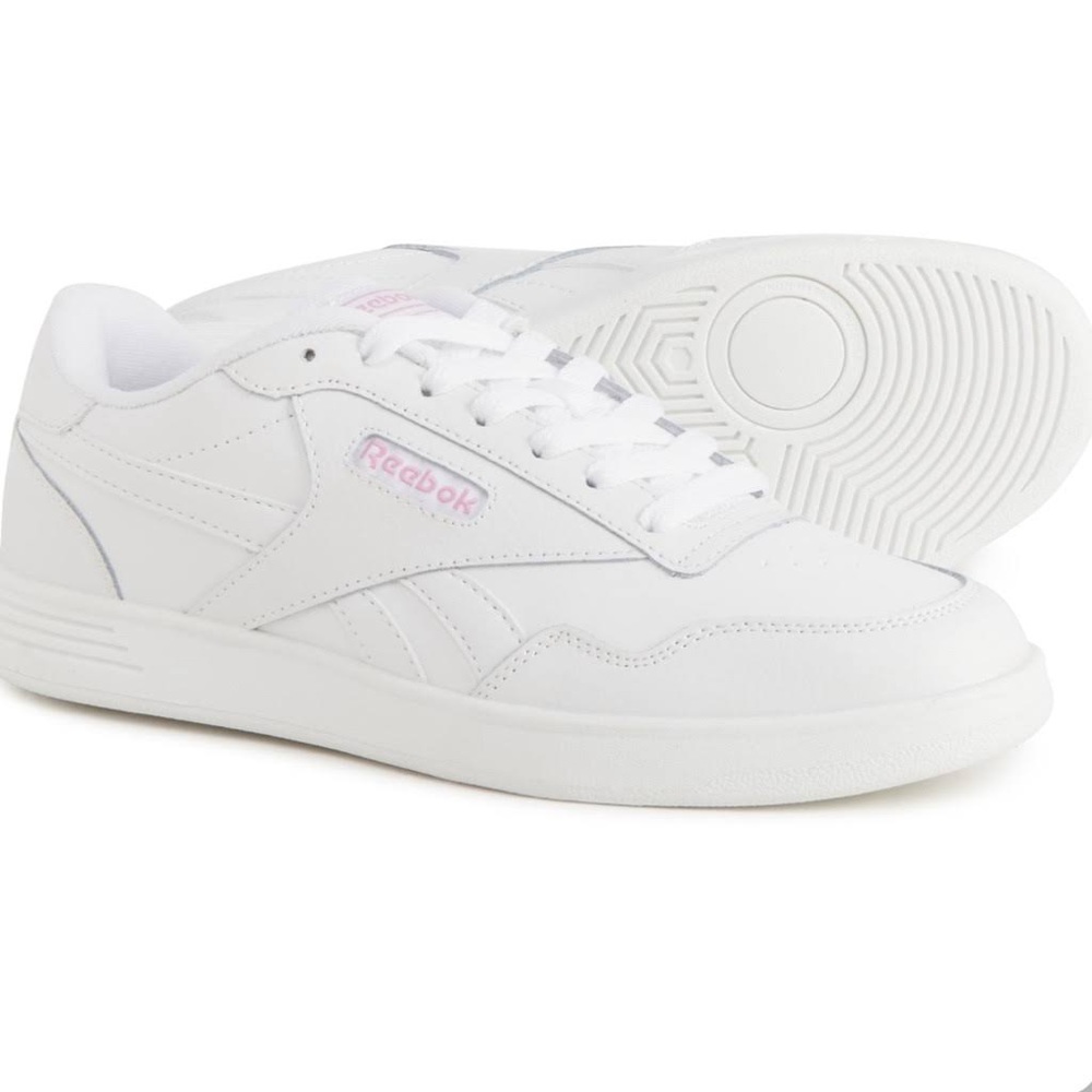 Reebok Club MEMT white and pink sneakers